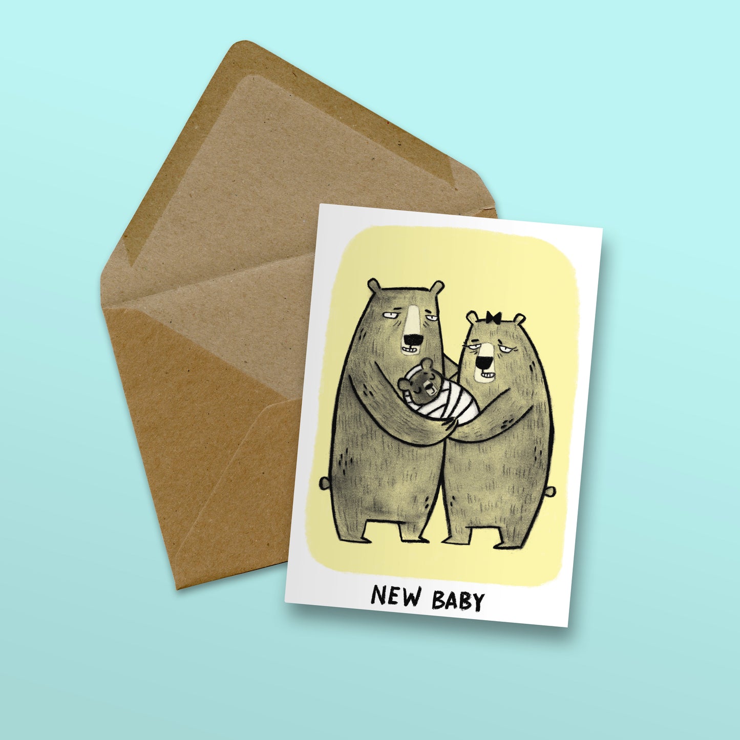 New Baby Bear Card