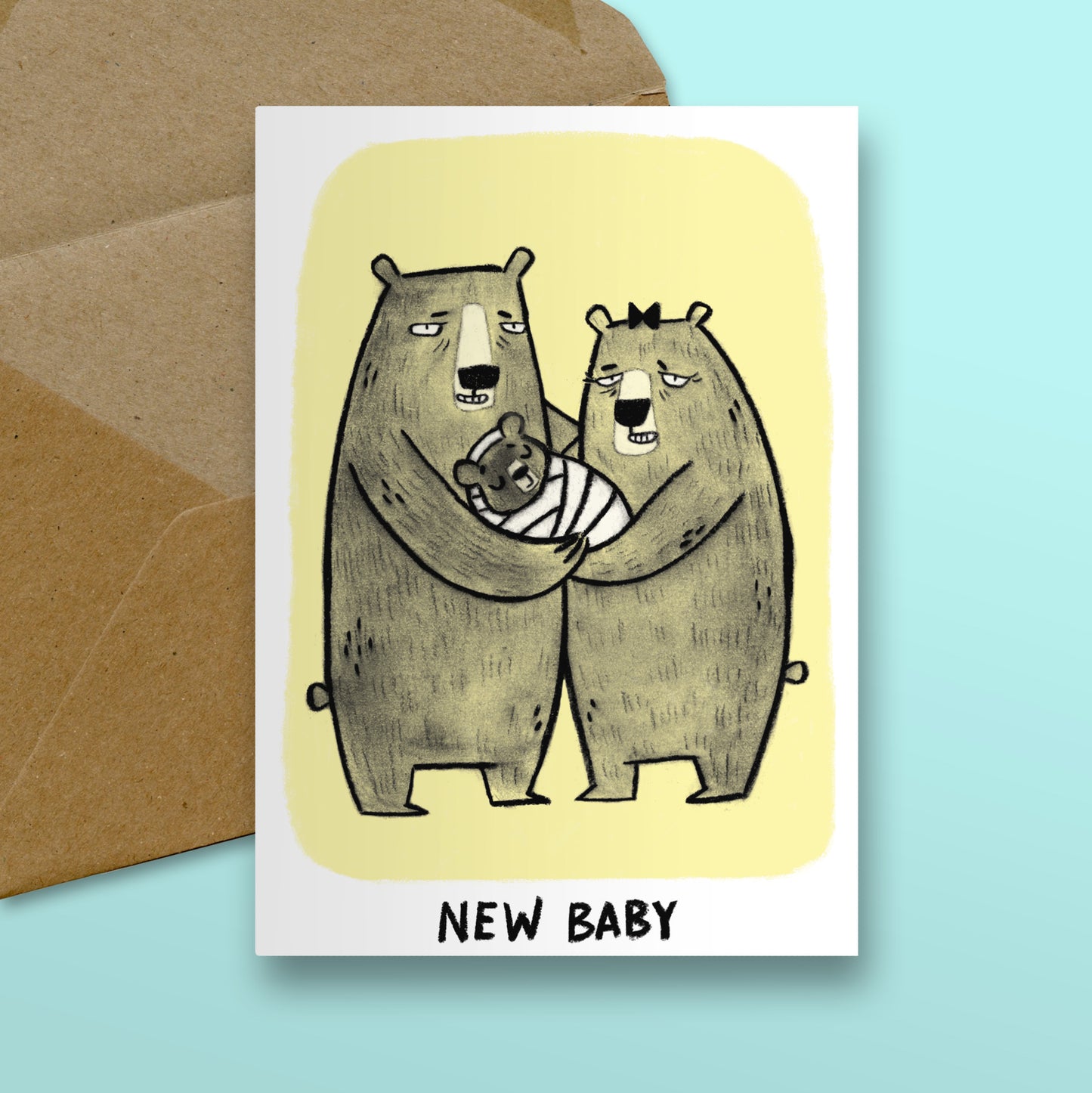 New Baby Bear Card