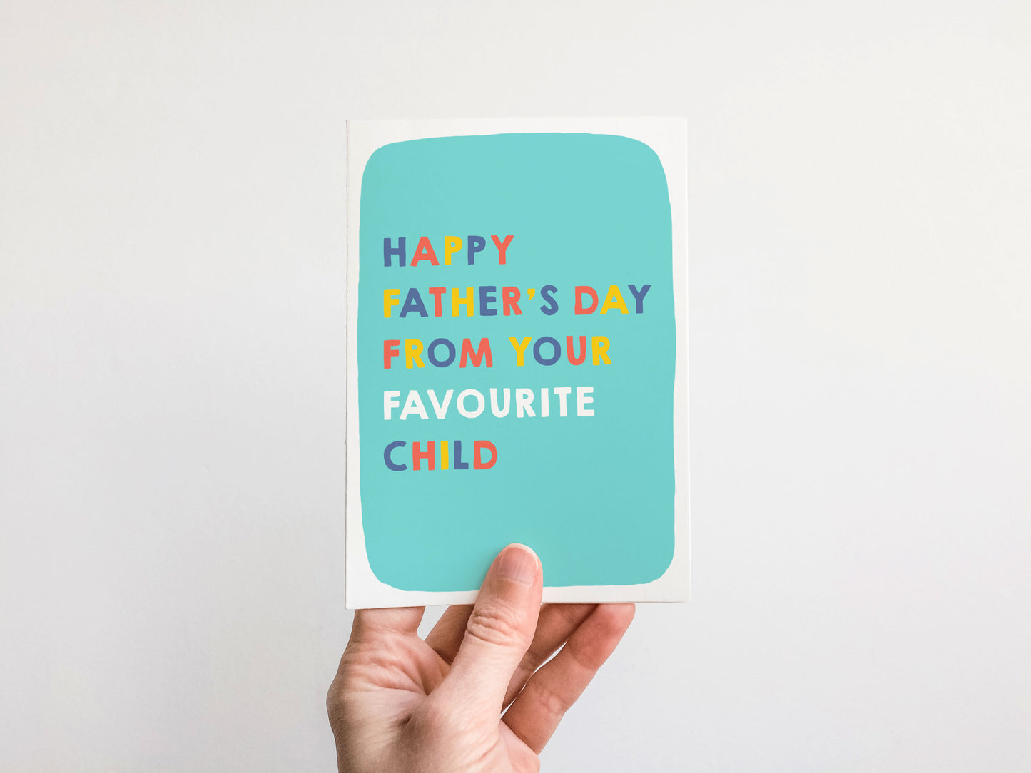 Favourite Child Father's Day Card