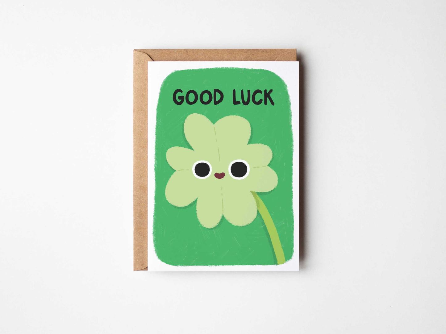 Good Luck Clover Card