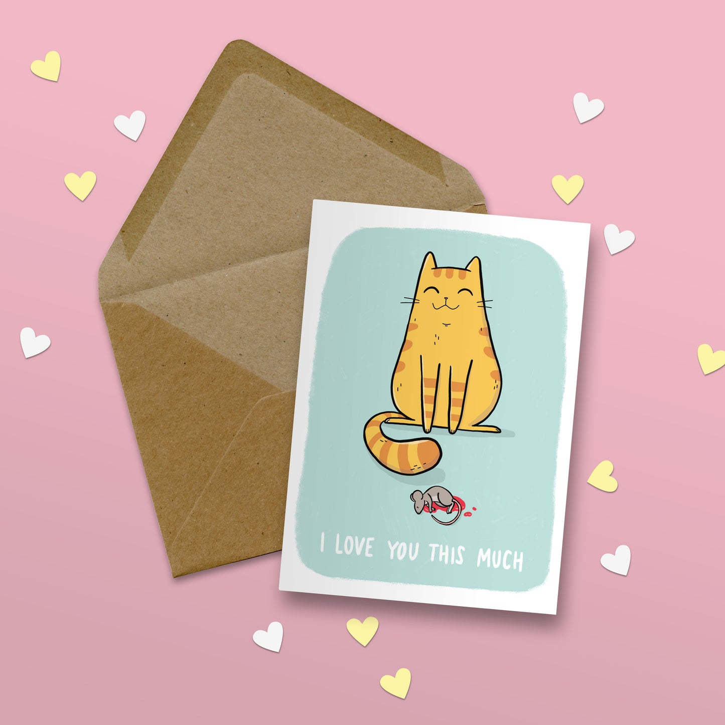 Love You This Much (Dead Mouse) Card