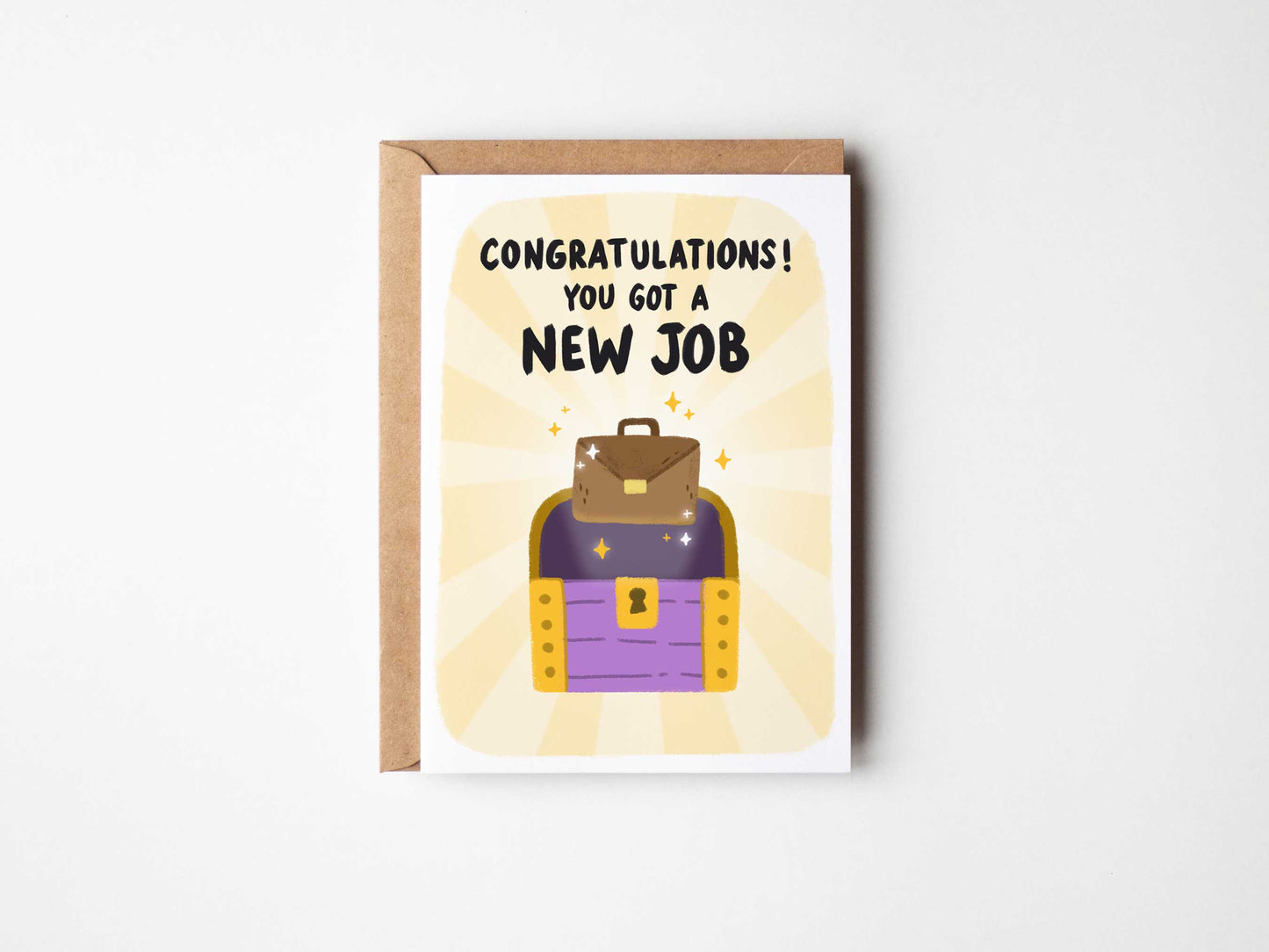 Congratulations You Got A New Job Card