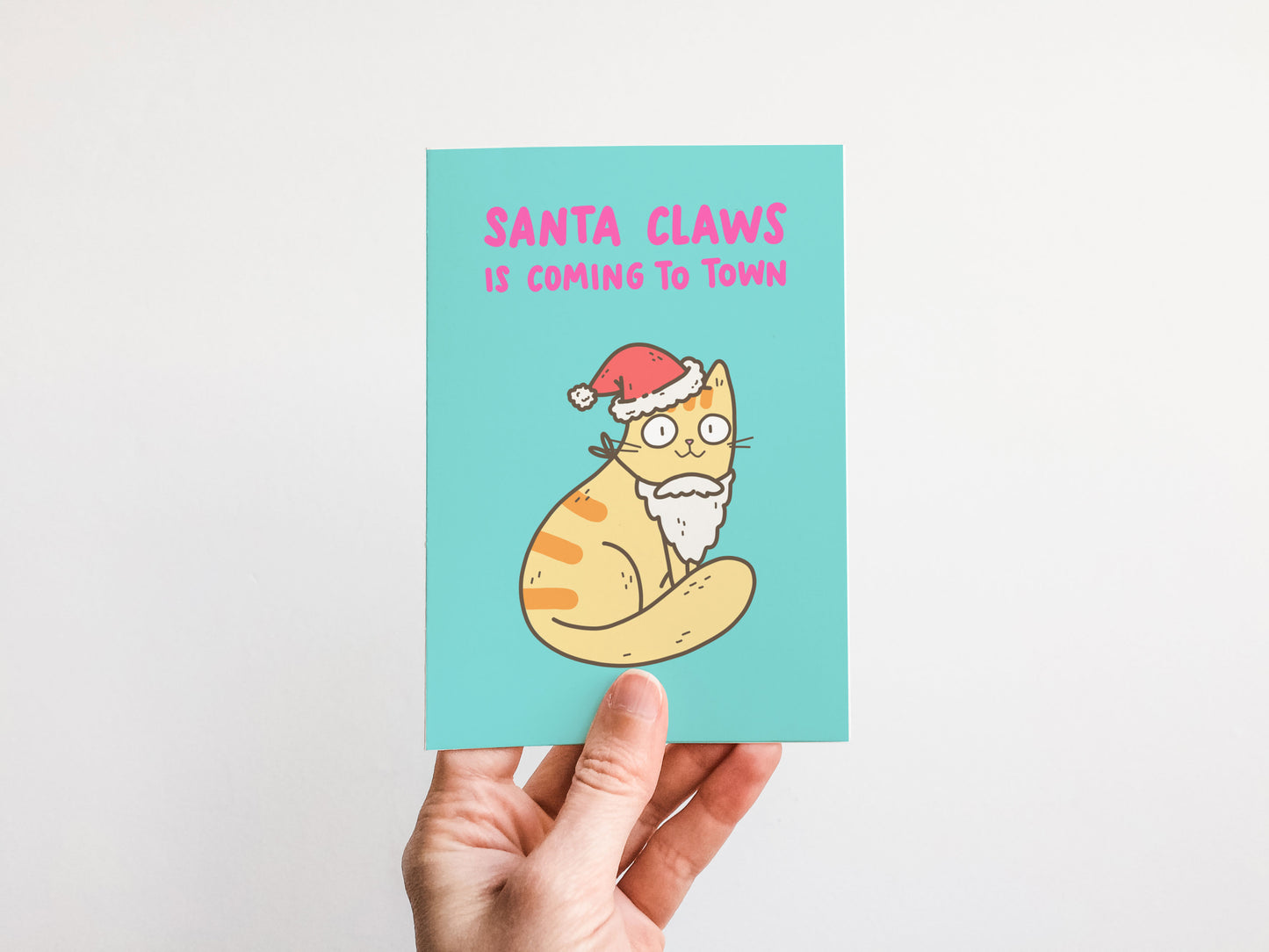 Santa Claws Card
