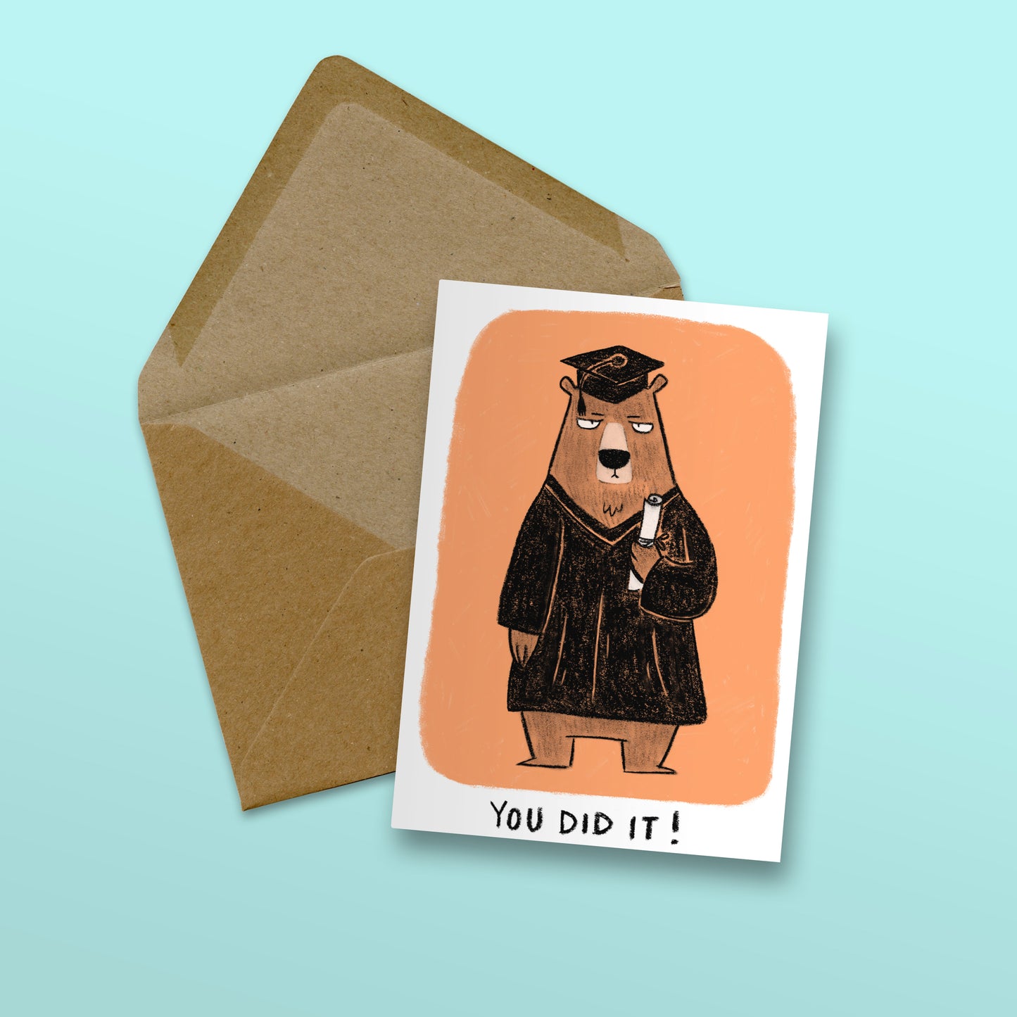 Graduation Bear Card