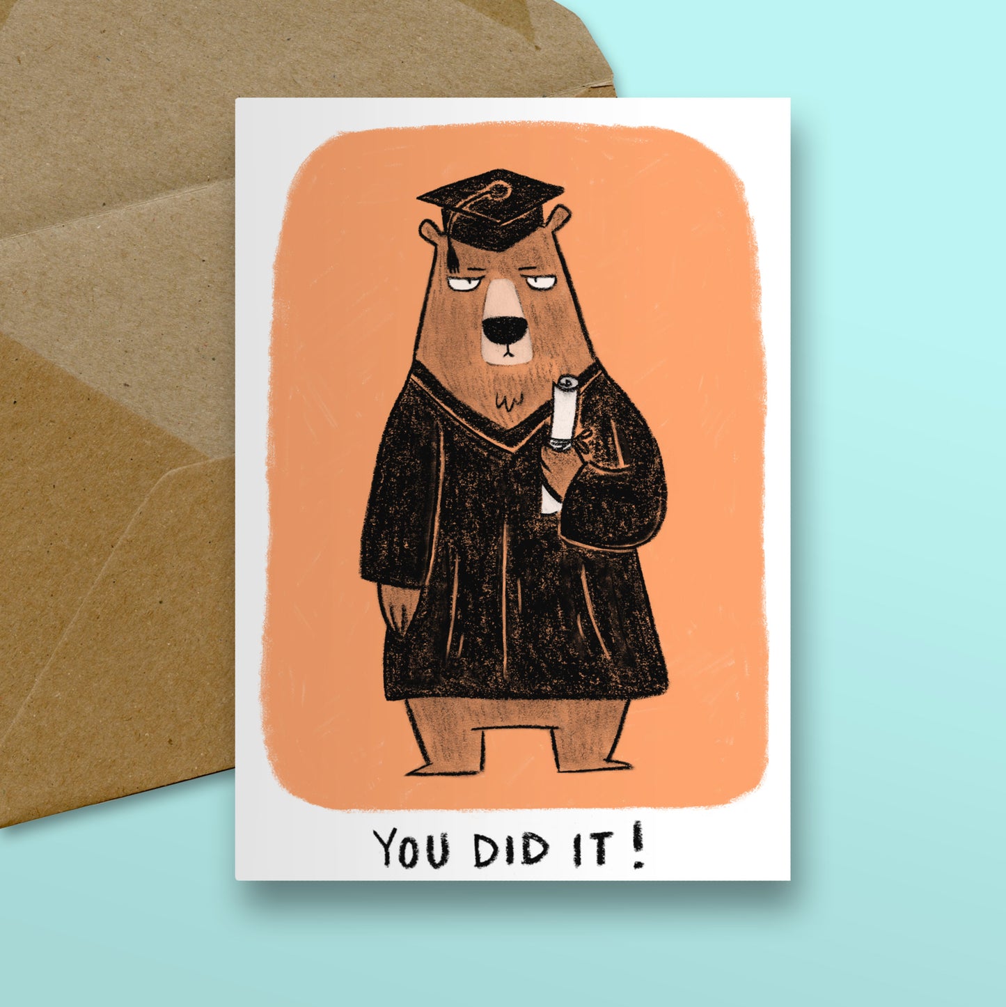Graduation Bear Card