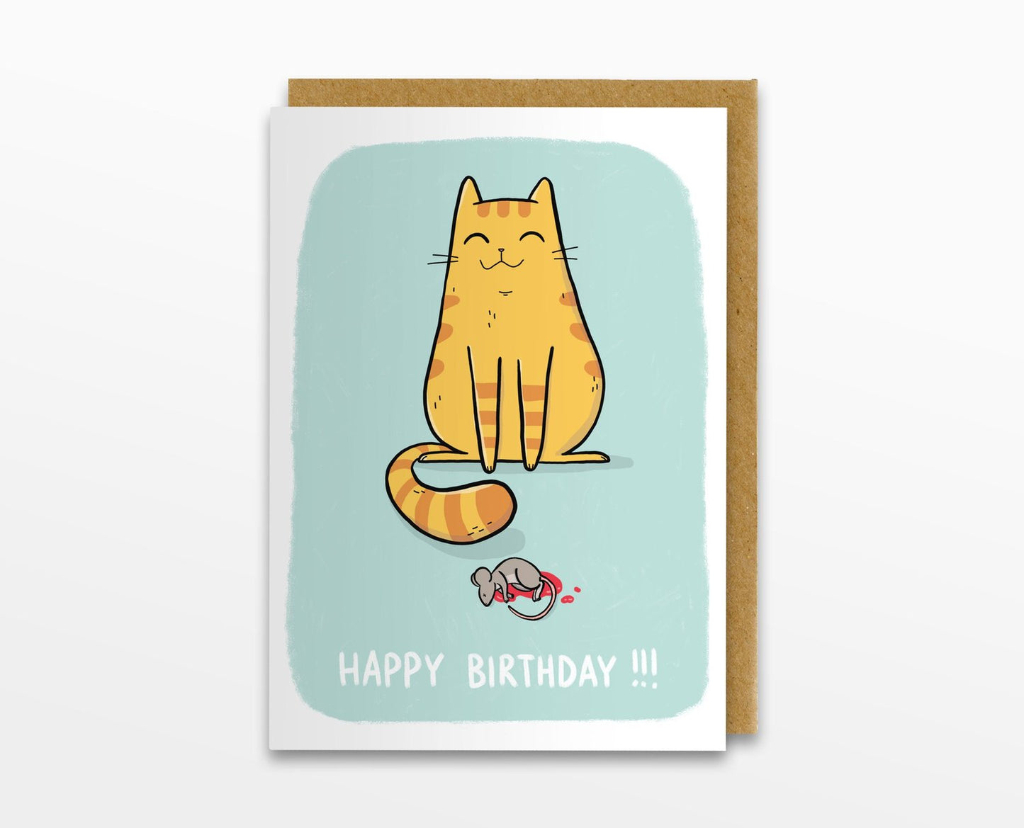 Birthday Dead Mouse Card