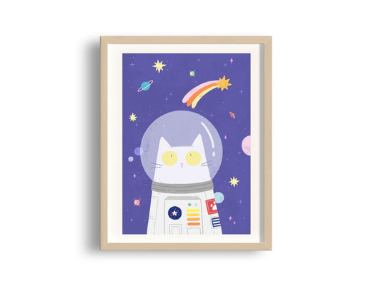 Space Cat - A5 Print