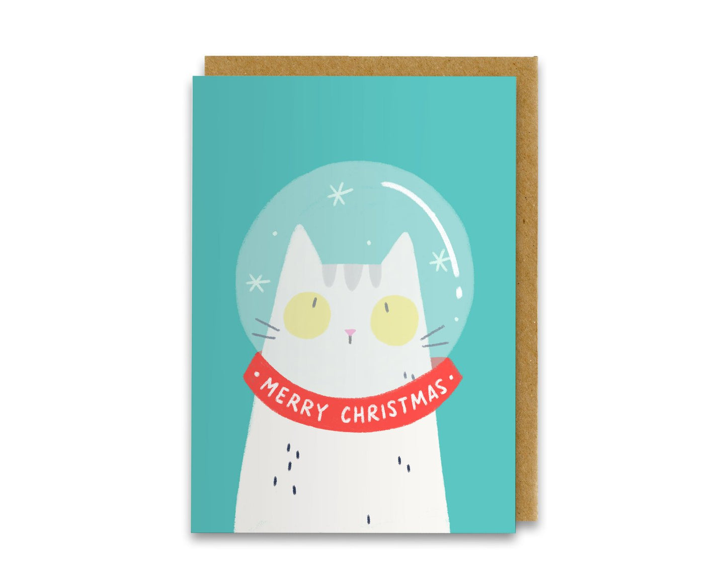 Pack of 10 Cat Christmas Cards