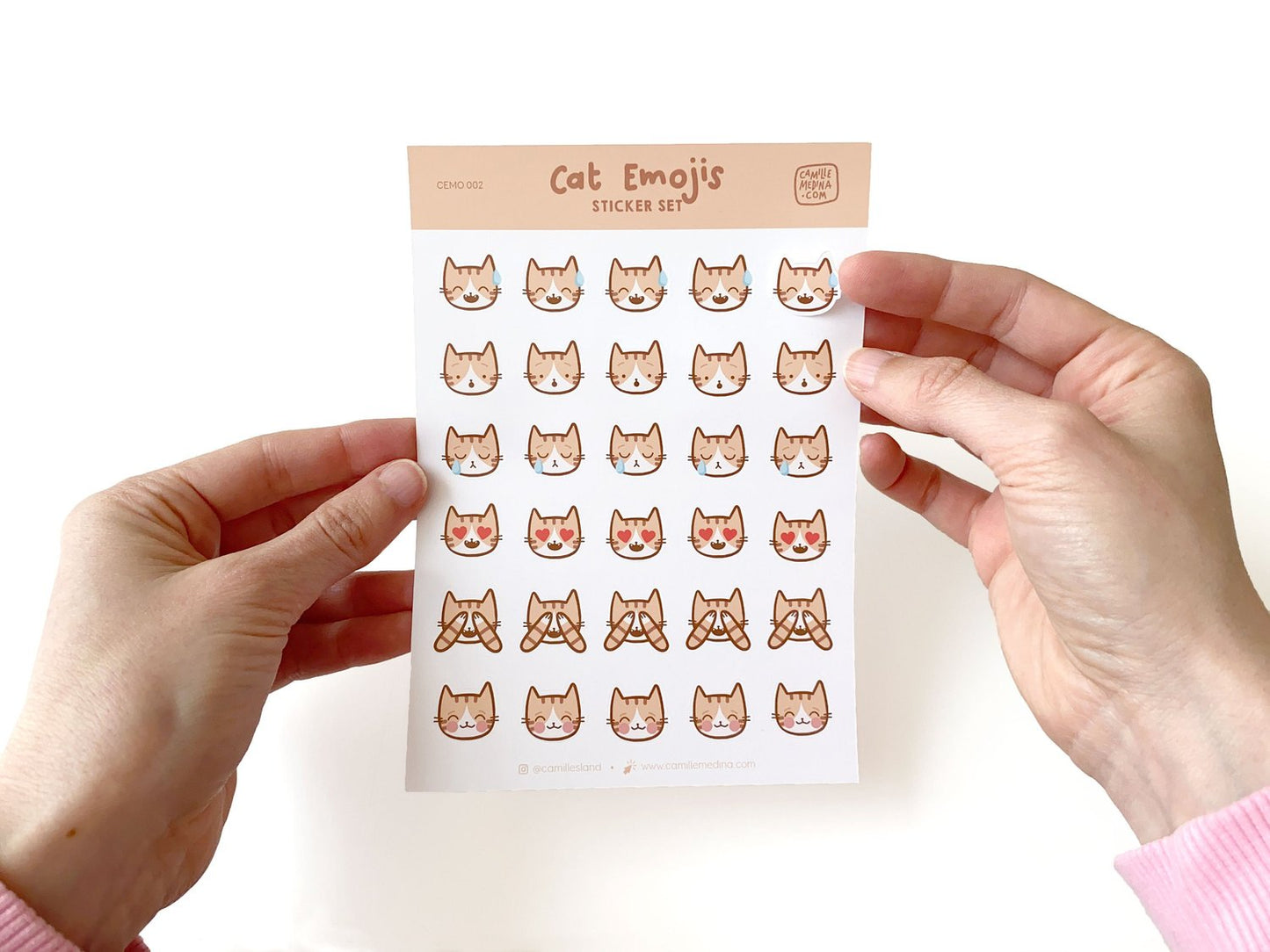 Cat Emojis Stickers Set 2