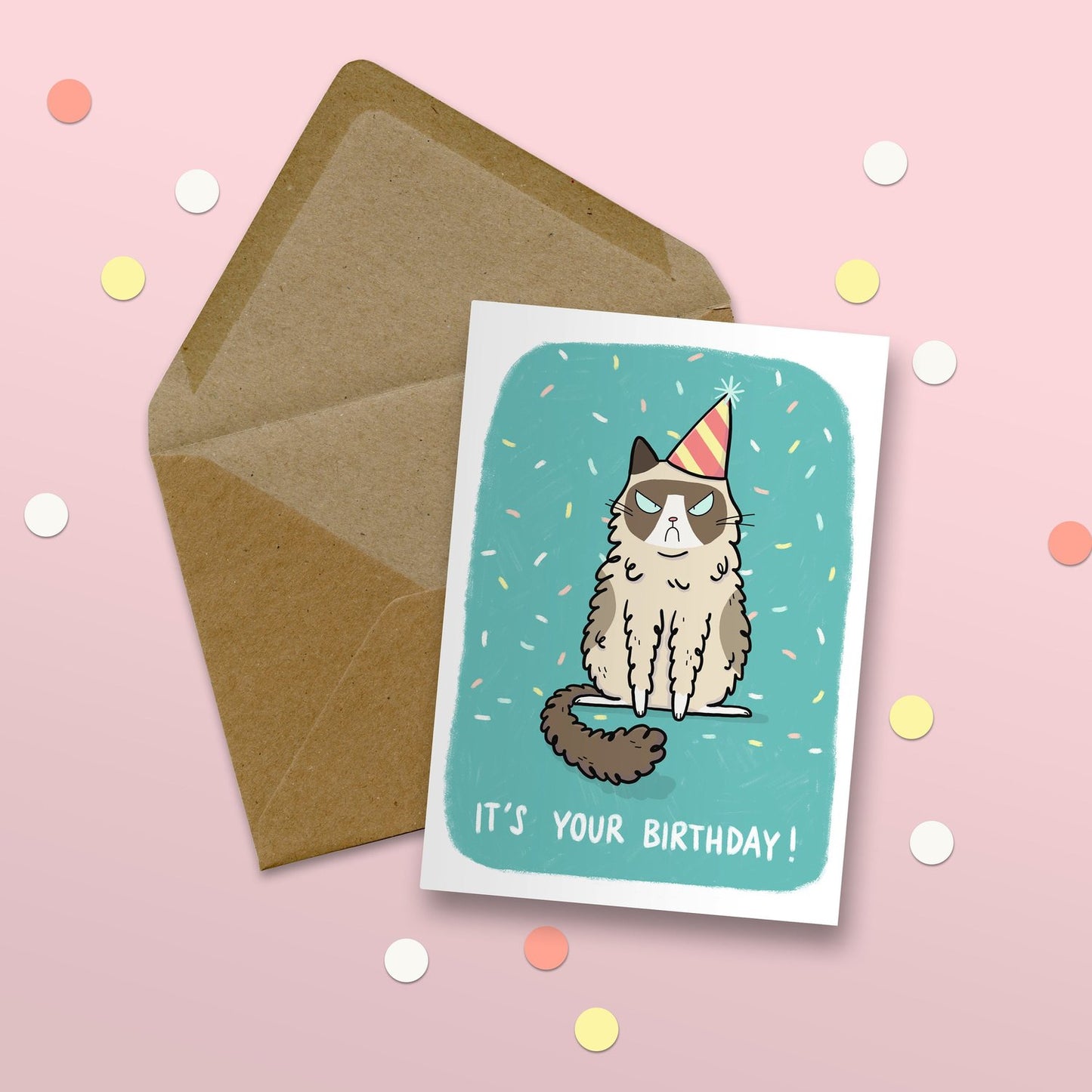 It's Your Birthday Grumpy Cat Card