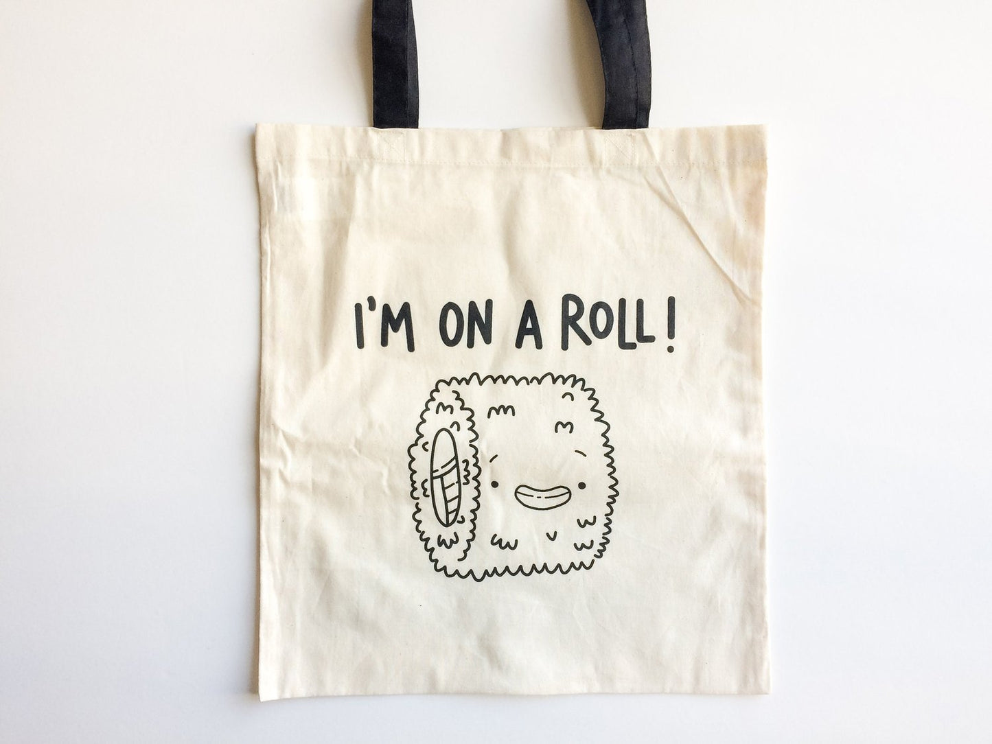 Sushi Tote Bag, List Pad & Badge Bundle