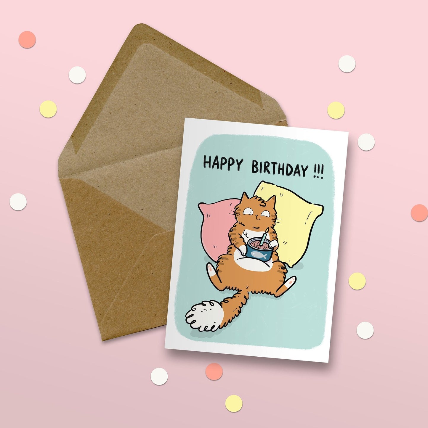 Birthday Fish Cake Card