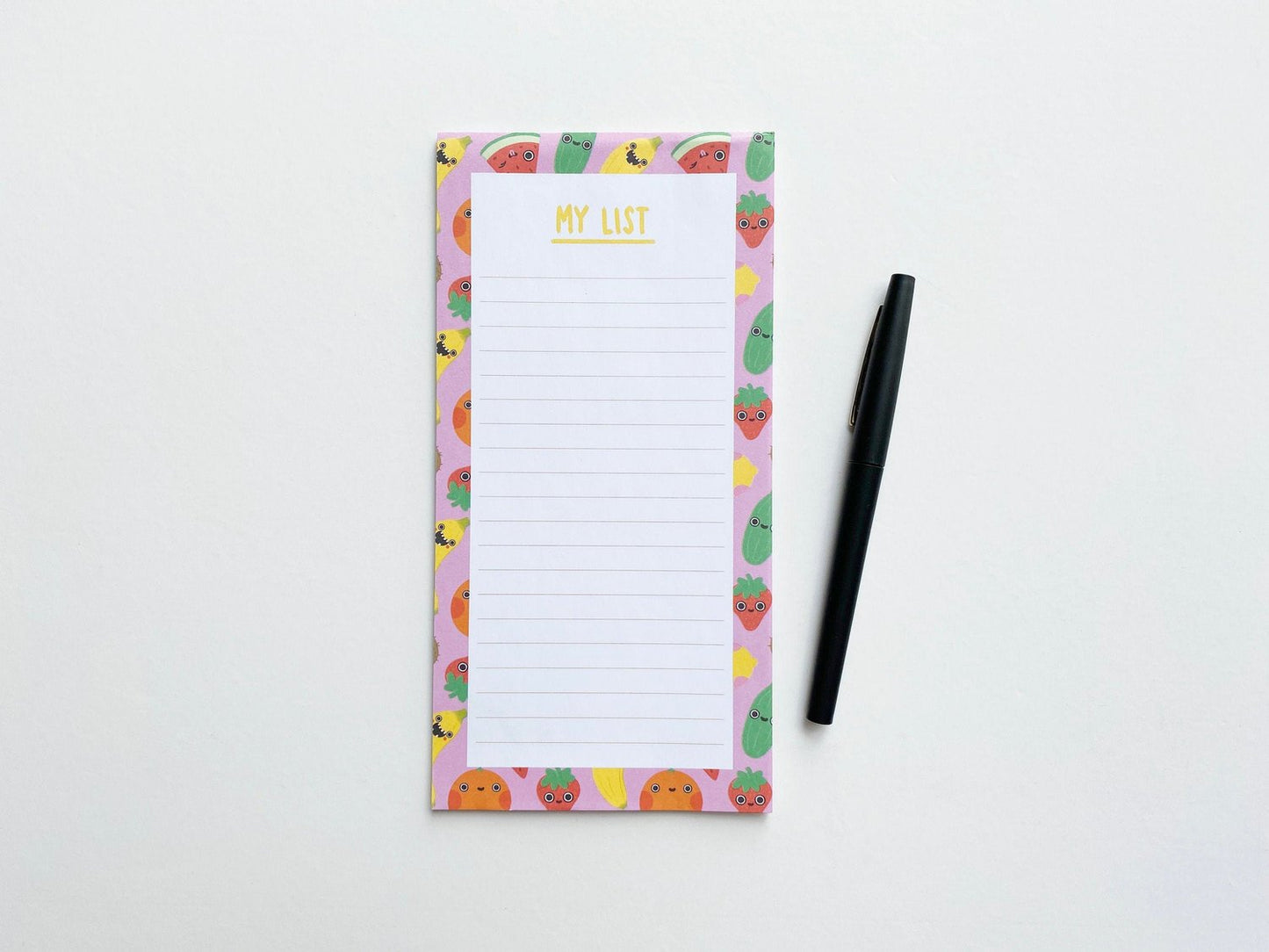 Fruit To Do List Pad