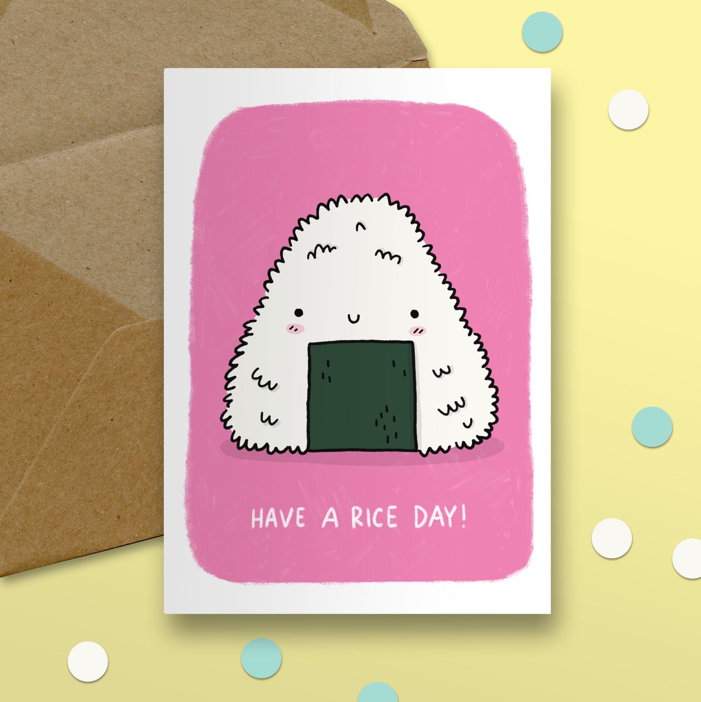 Have A Rice Day Onigiri Card