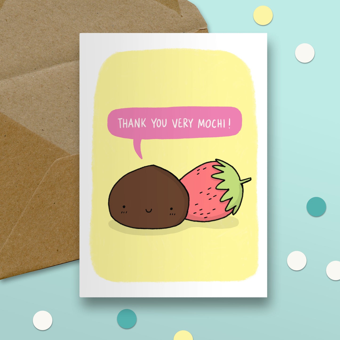 Thank You Very Mochi, Thank You Card