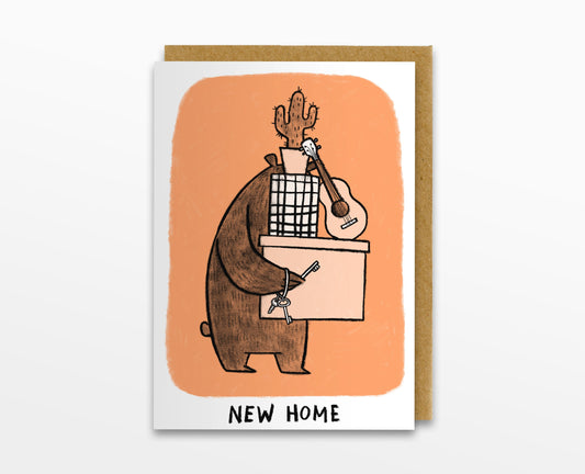 New Home Bear Card