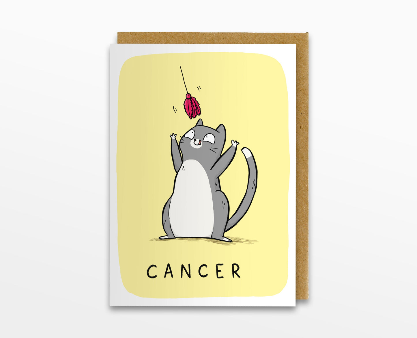 Cancer Zodiac Cat Card