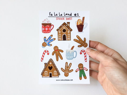 FaLaLa Land #1 Christmas Sticker Sheet