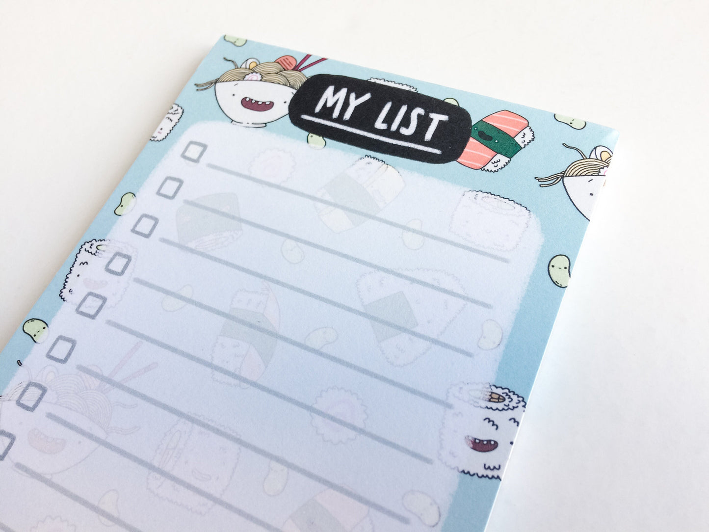Sushi To Do List Pad