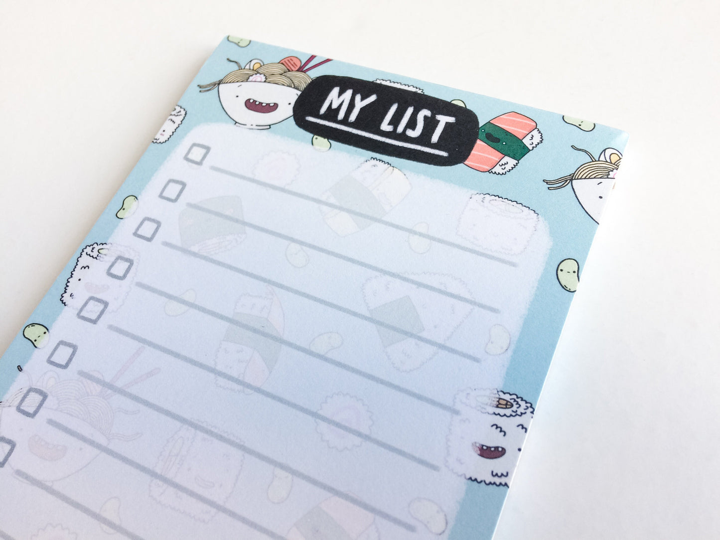 Sushi List Pad