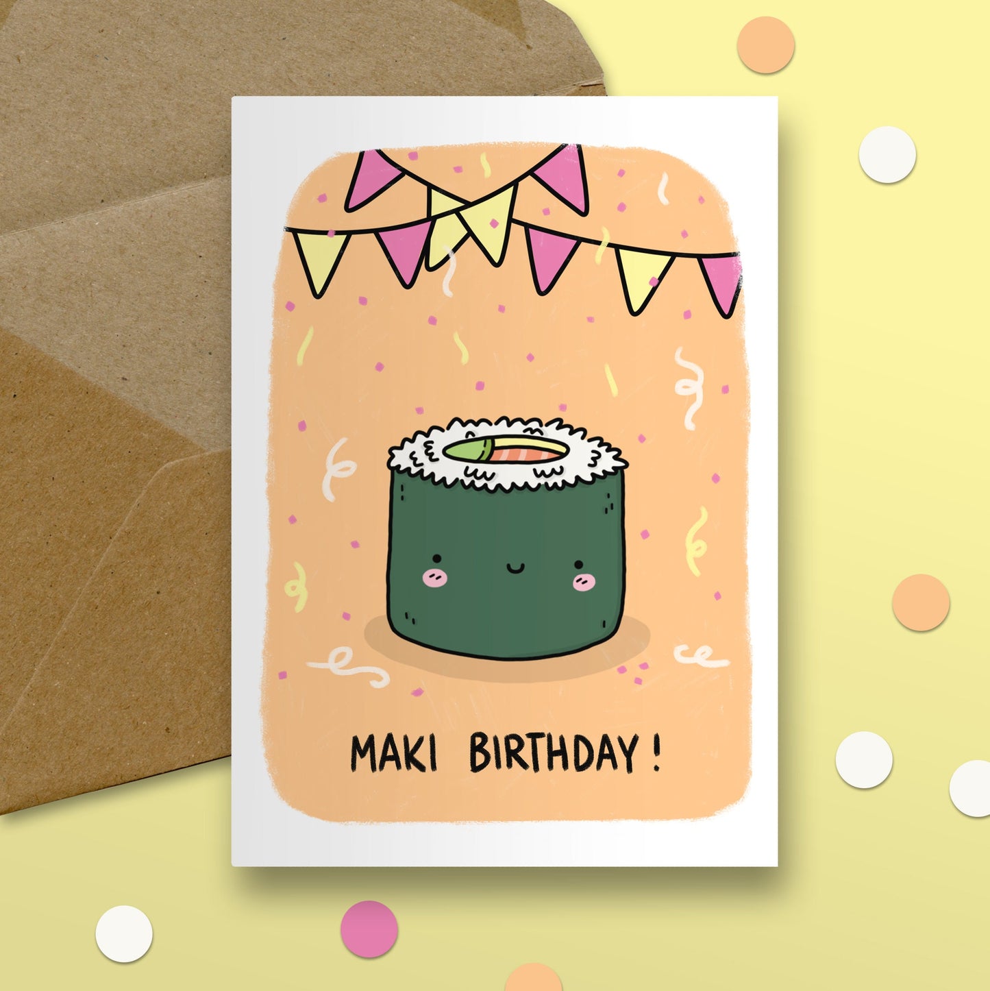 Maki Birthday Card