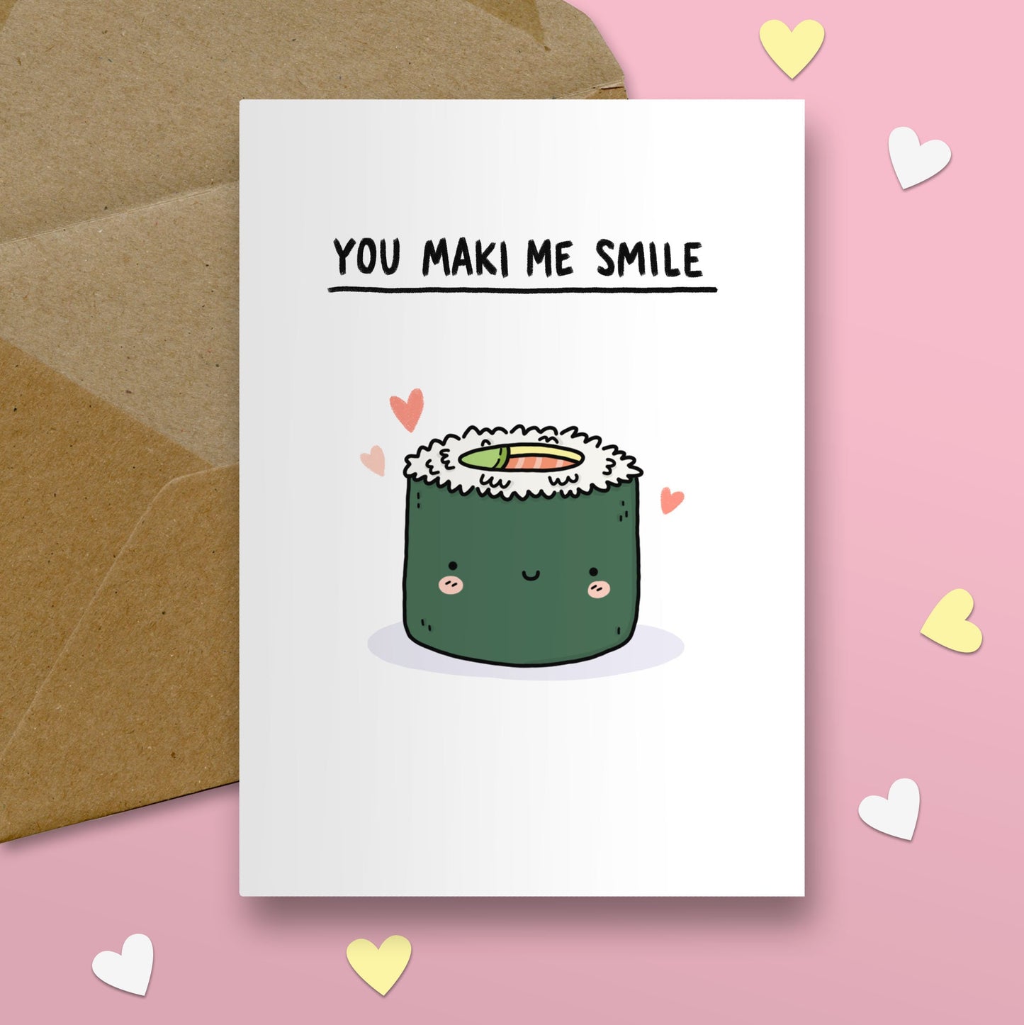 You Maki Me Smile Card