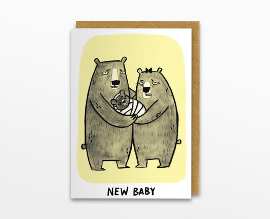 New Baby Bear Card