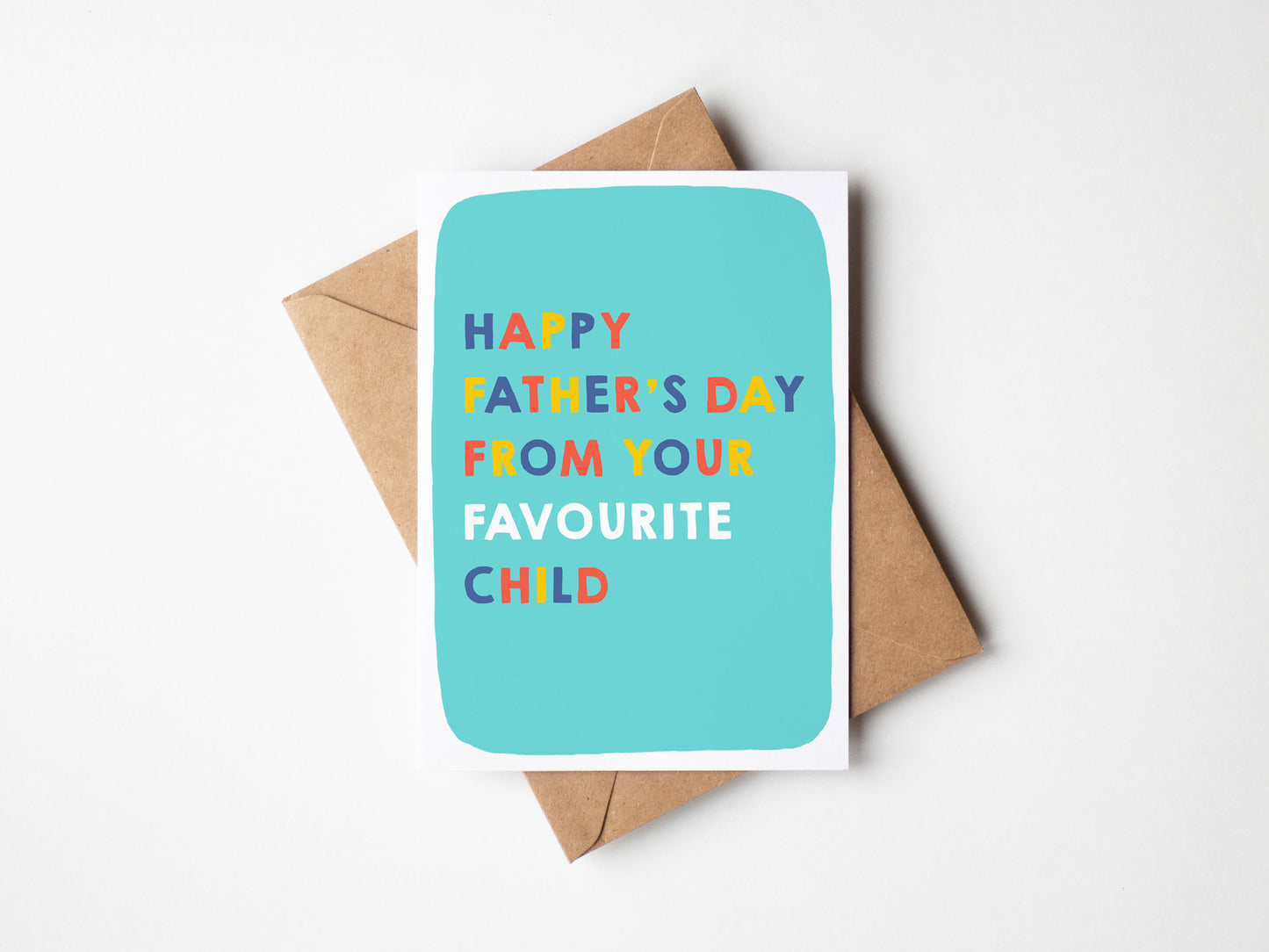 Favourite Child Father's Day Card