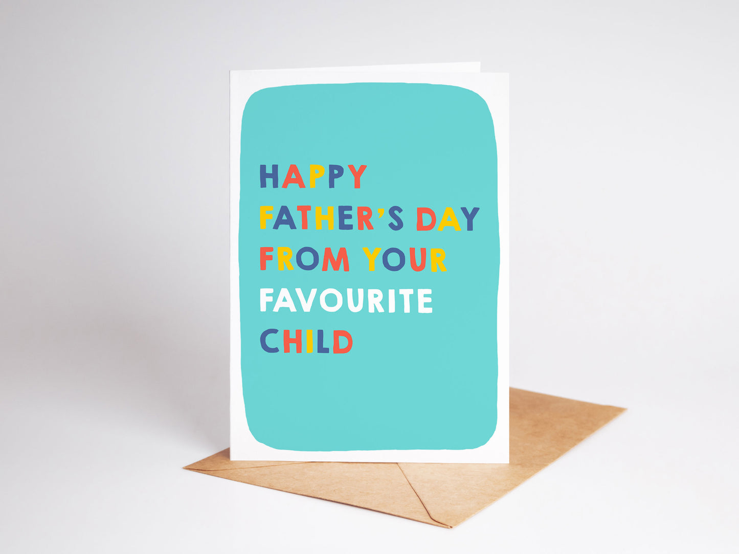 Favourite Child Father's Day Card