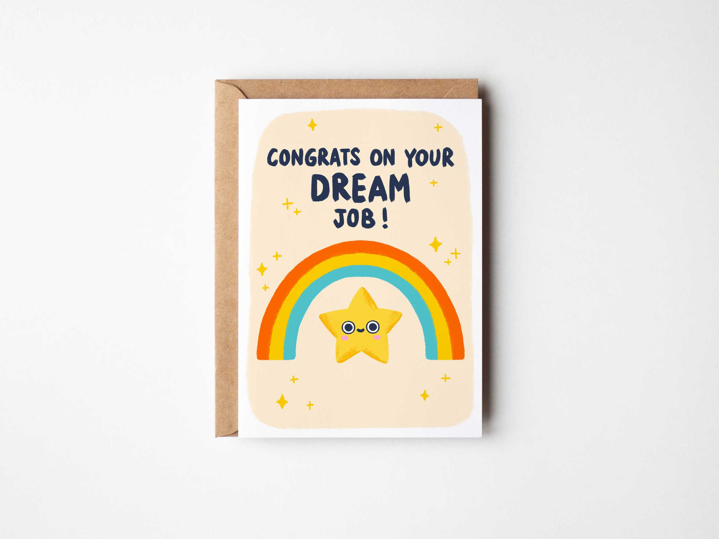 Dream Job Star & Rainbow Card