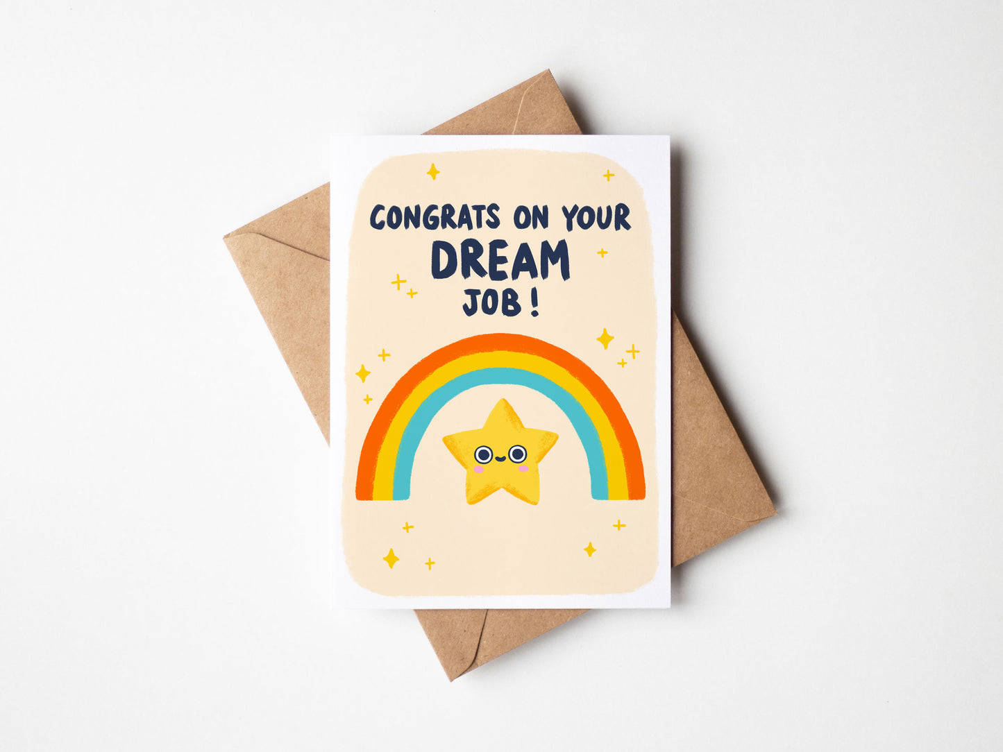 Dream Job Star & Rainbow Card