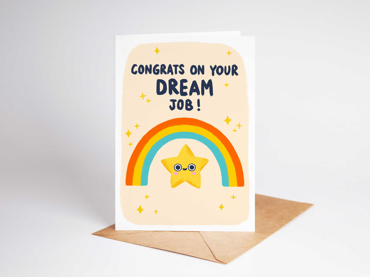 Dream Job Star & Rainbow Card