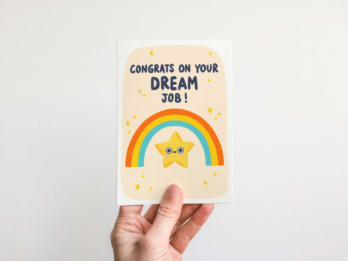 Dream Job Star & Rainbow Card