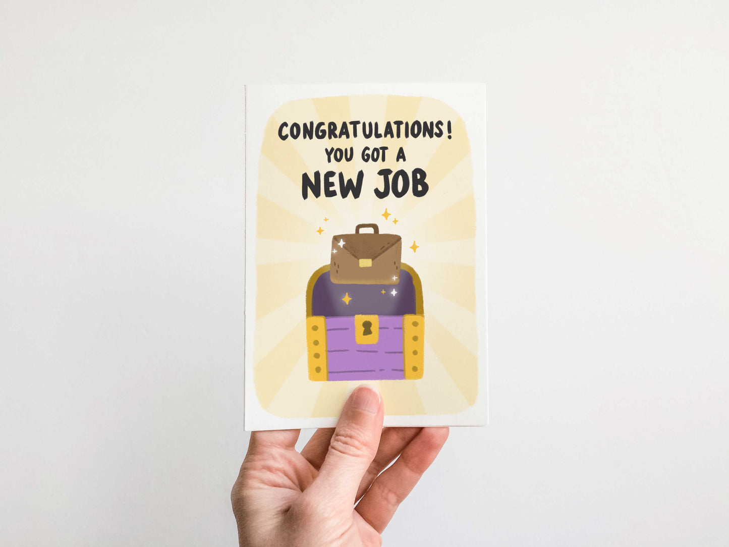 Congratulations You Got A New Job Card