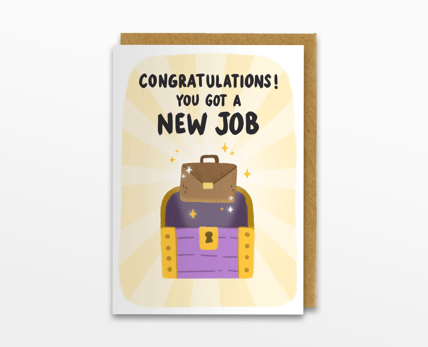 Congratulations You Got A New Job Card