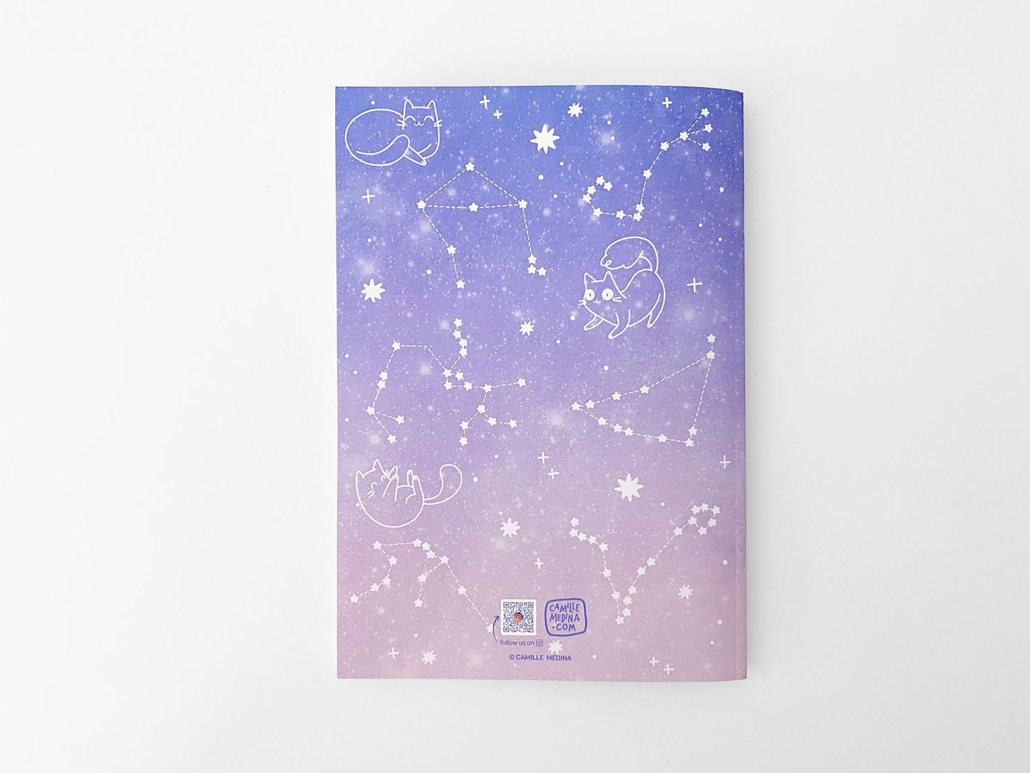 A5 Cats & Zodiac Constellations Notebook