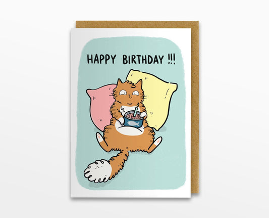 Birthday Fish Cake Card