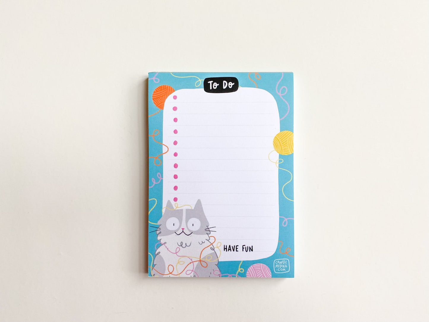 Cat List Pad And Pencil Bundle