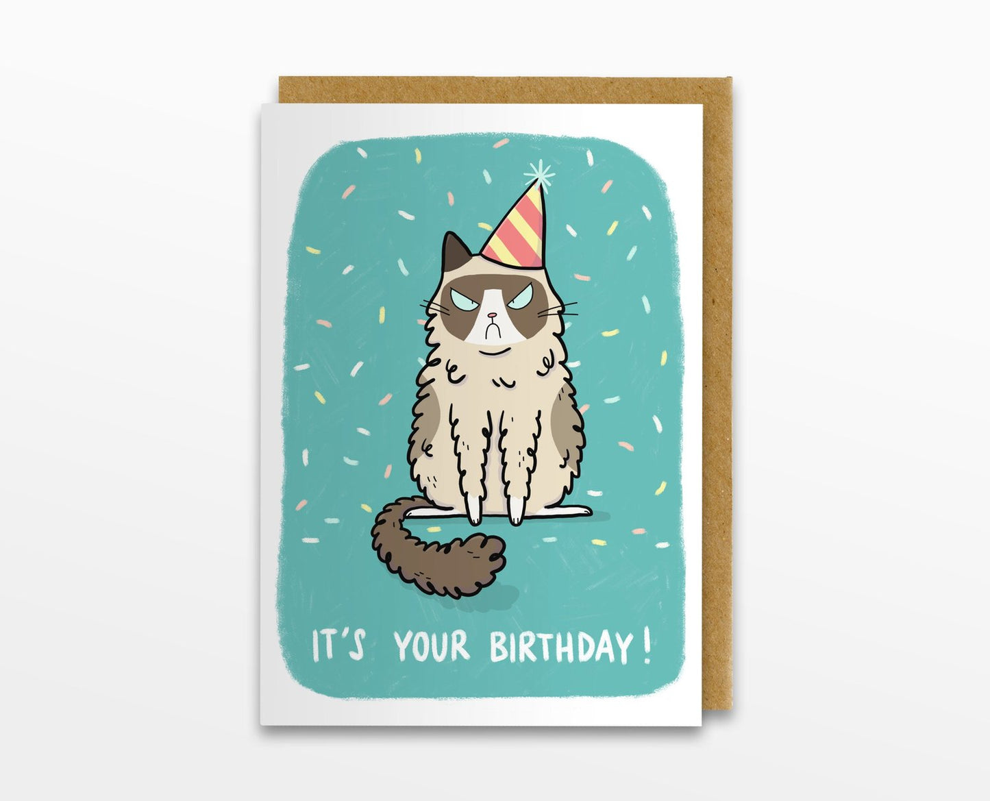 It's Your Birthday Grumpy Cat Card – Camille Medina