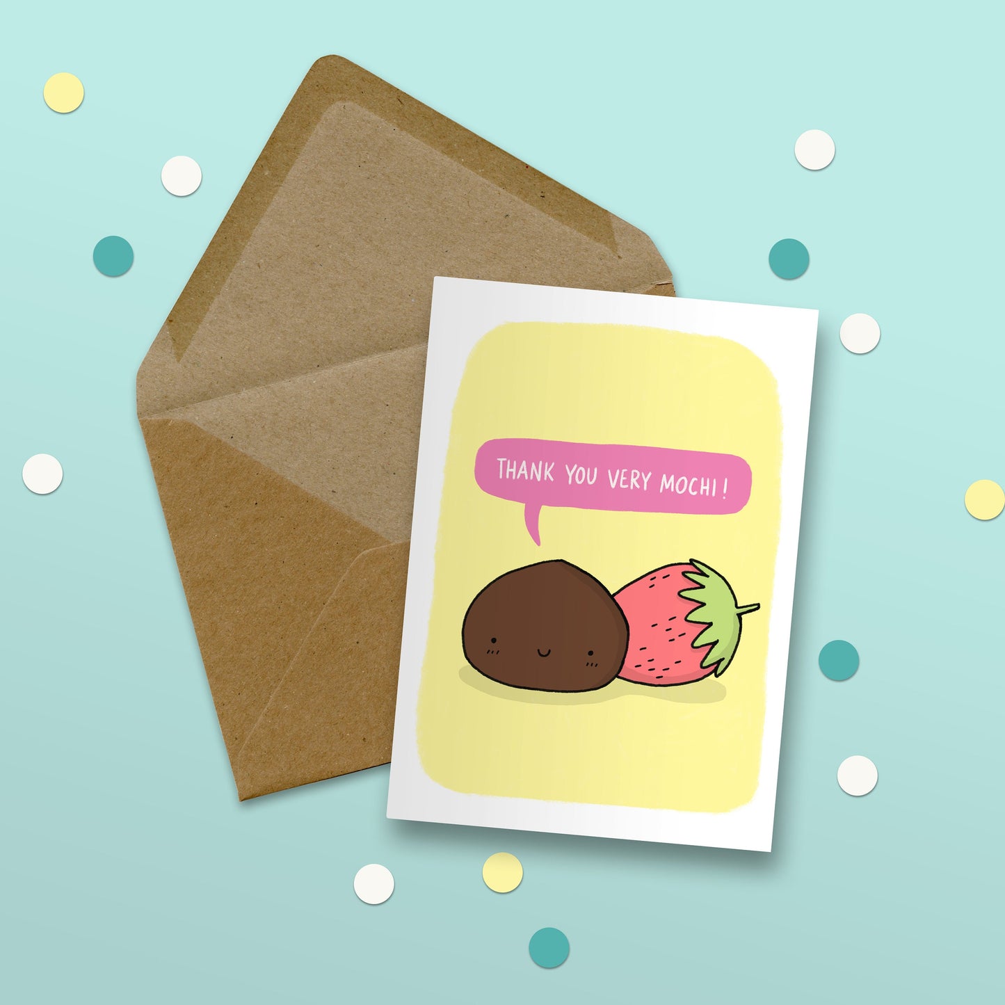 Thank You Very Mochi, Thank You Card