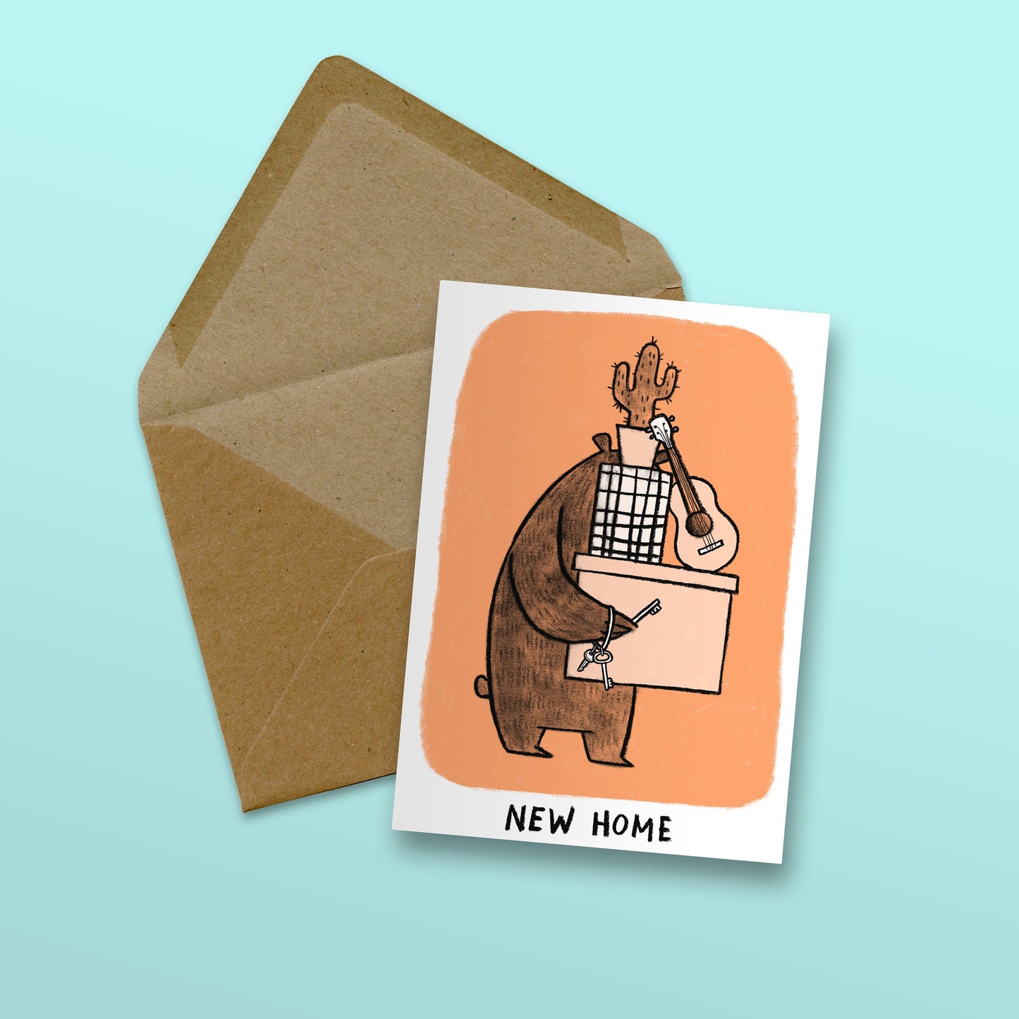 New Home Bear Card