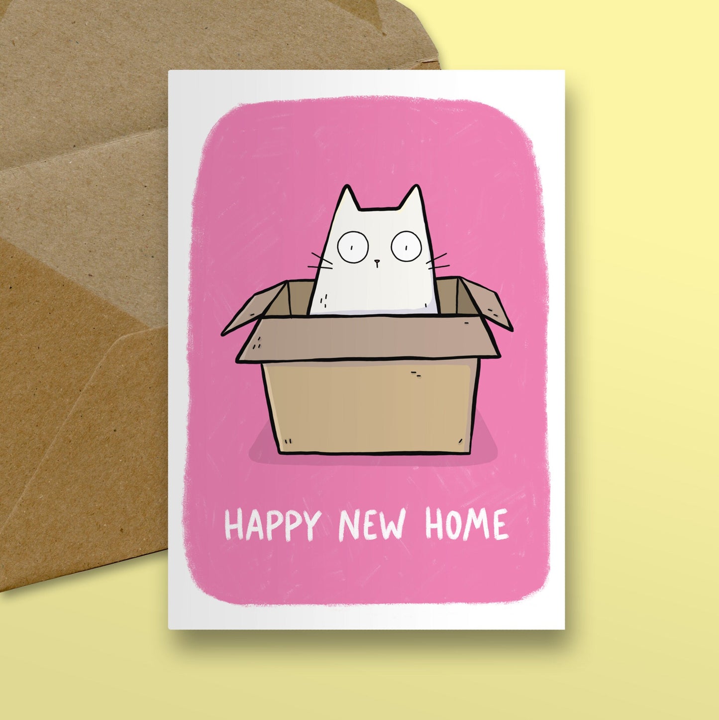 Happy New Home Cat Greeting Card