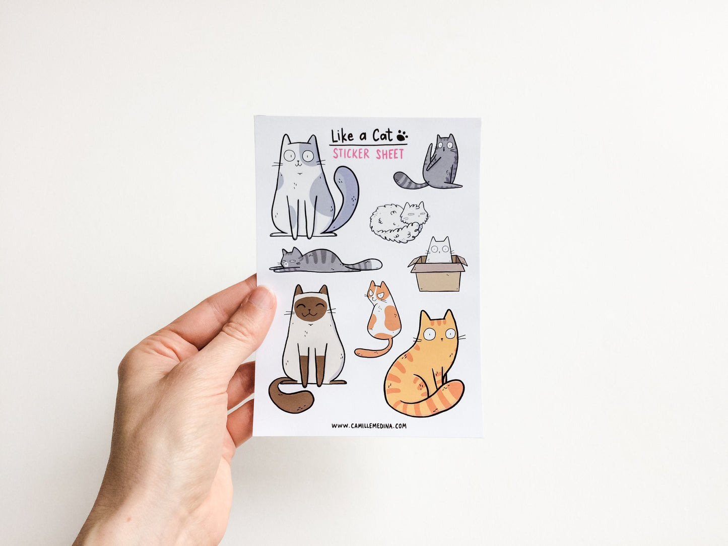 Like A Cat Sticker Sheet