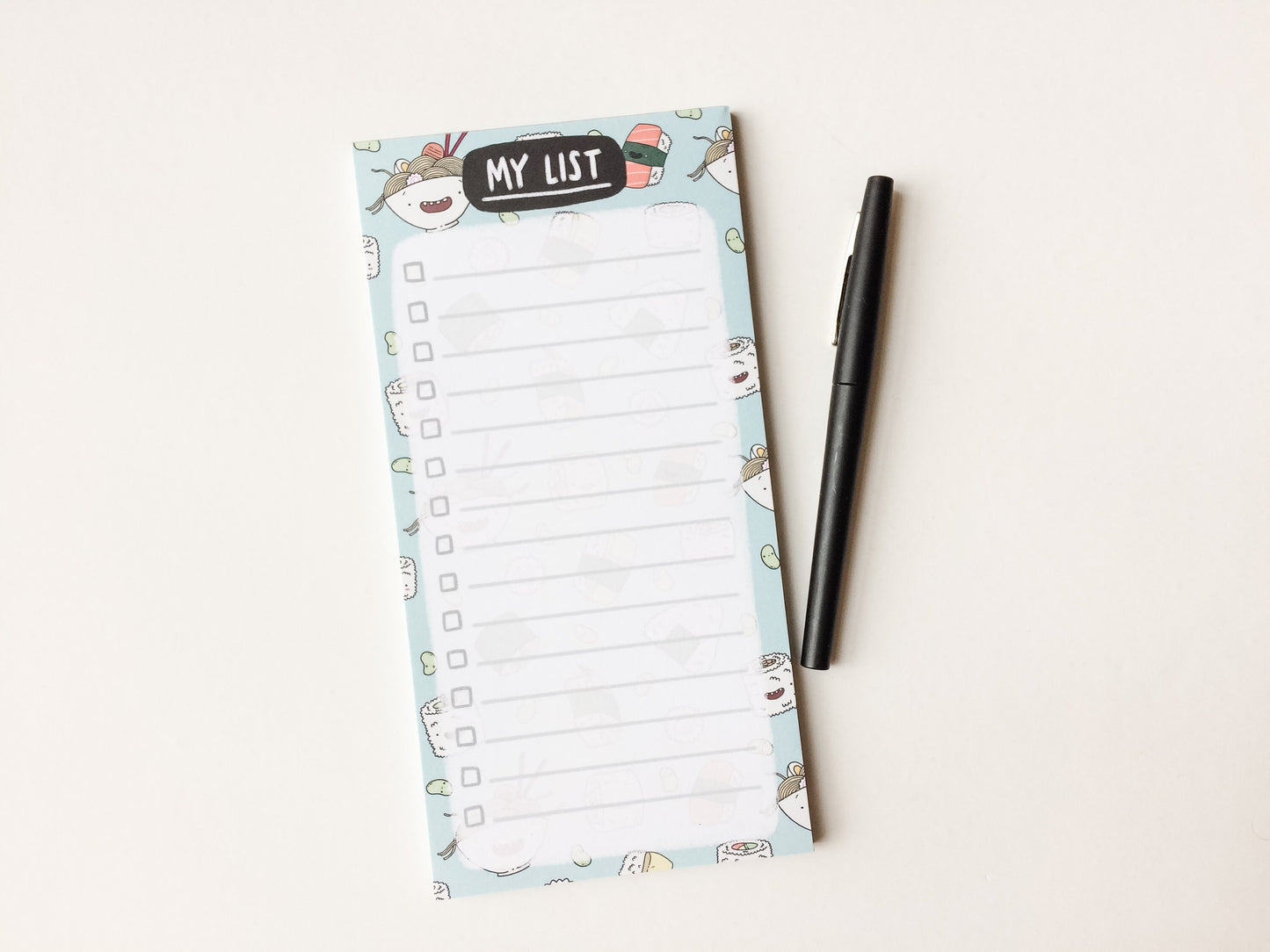 Sushi List Pad