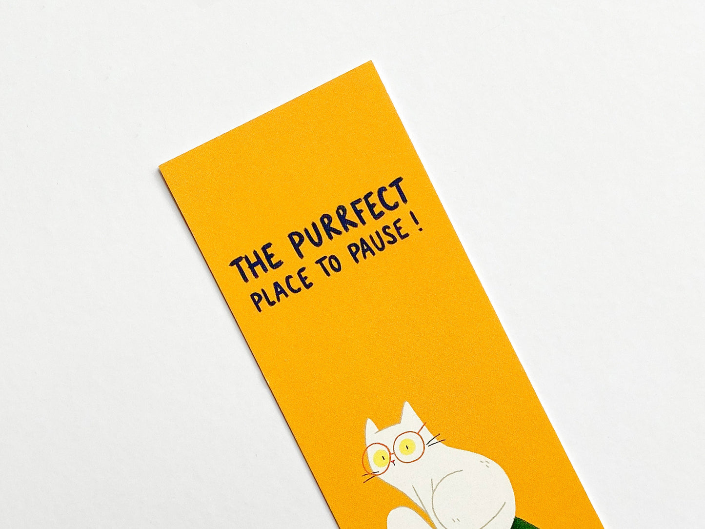 Double-sided Cat Bookmark