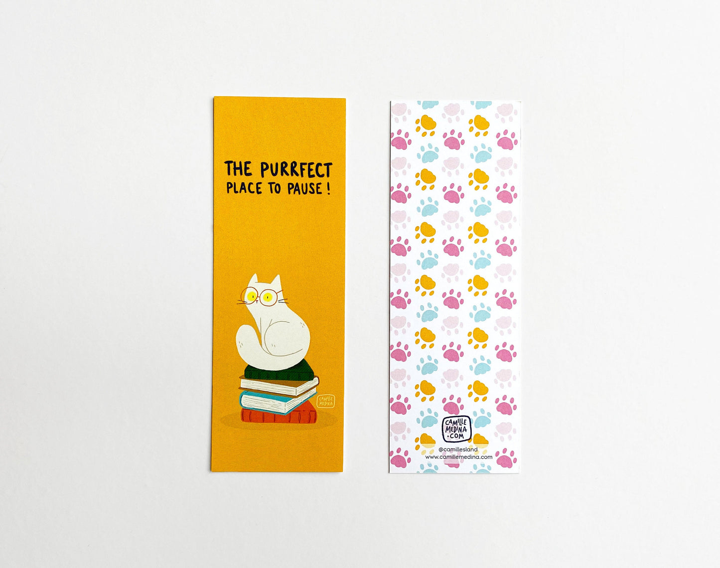 Double-sided Cat Bookmark
